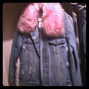 Ci sono weathered jean jacket
